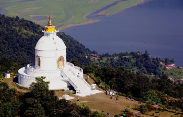 pokhara shanti stupa pic